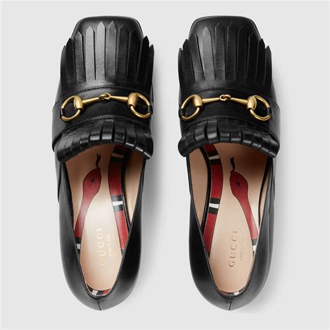 gucci mocassin|gucci fringe loafer.